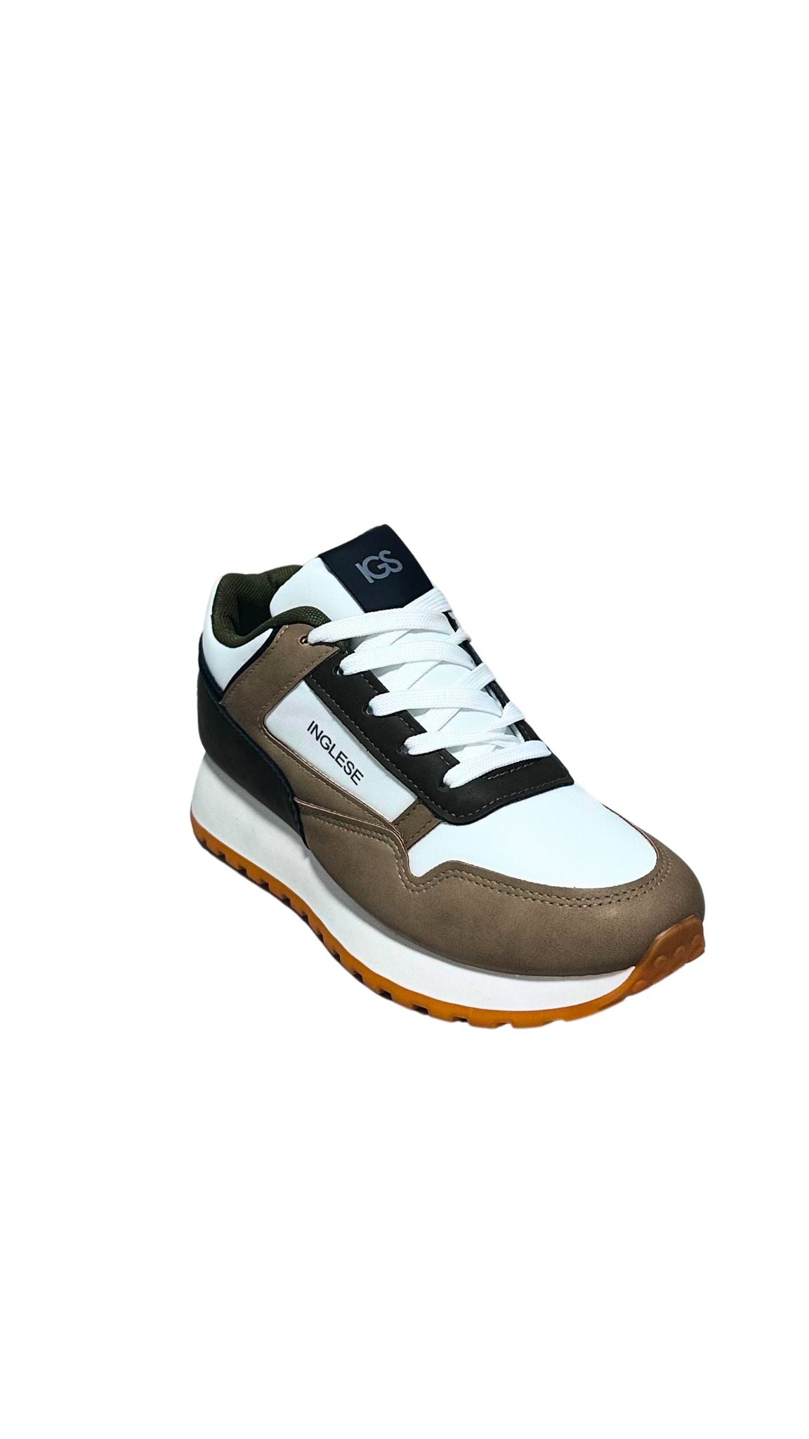 Zapatos Deportivos Casuales Dama Inglese Derby Blanco Beige