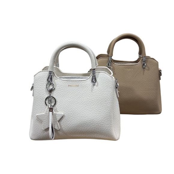 Cartera de mujer elegante Inglese Ca-3252 crema