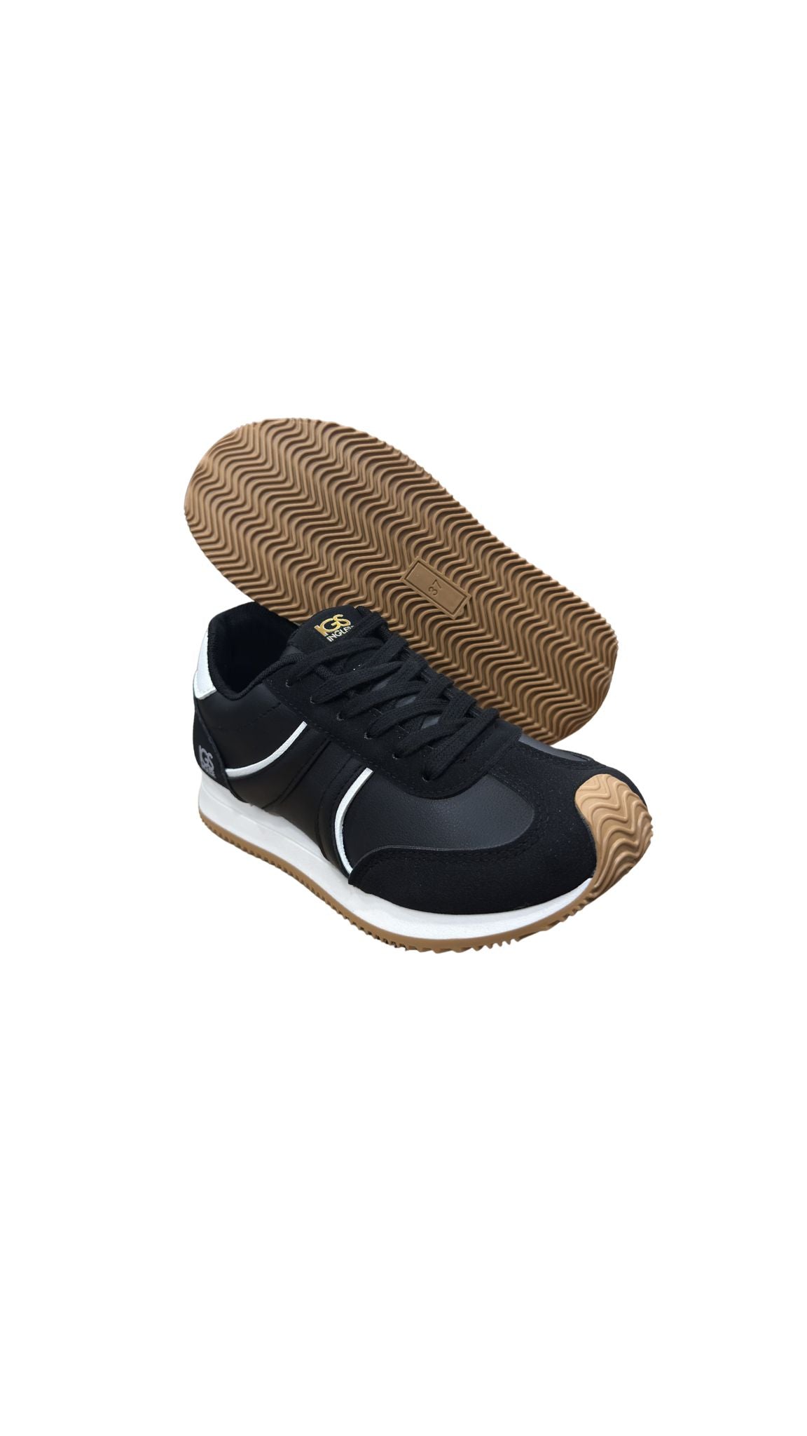 Zapatos Deportivos Casuales Dama Inglese Nadia negro