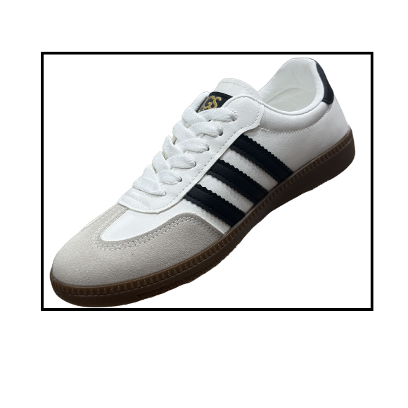 Zapatos Deportivos Casuales Dama Inglese Cavalli blanco negro