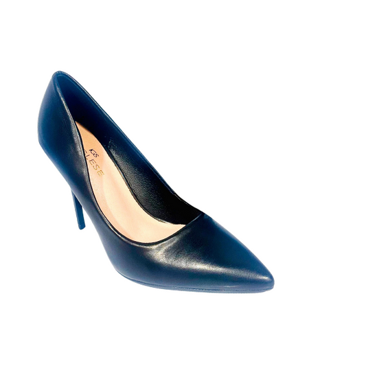 Tacon Zapato Para Dama Inglese Alessia Negro Napa 387531A