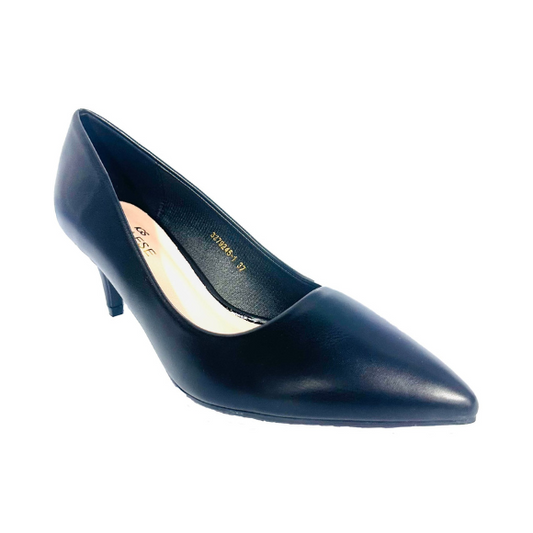 Tacon Bajo Zapato Para Dama Inglese Stella Negro 3Z79245-1