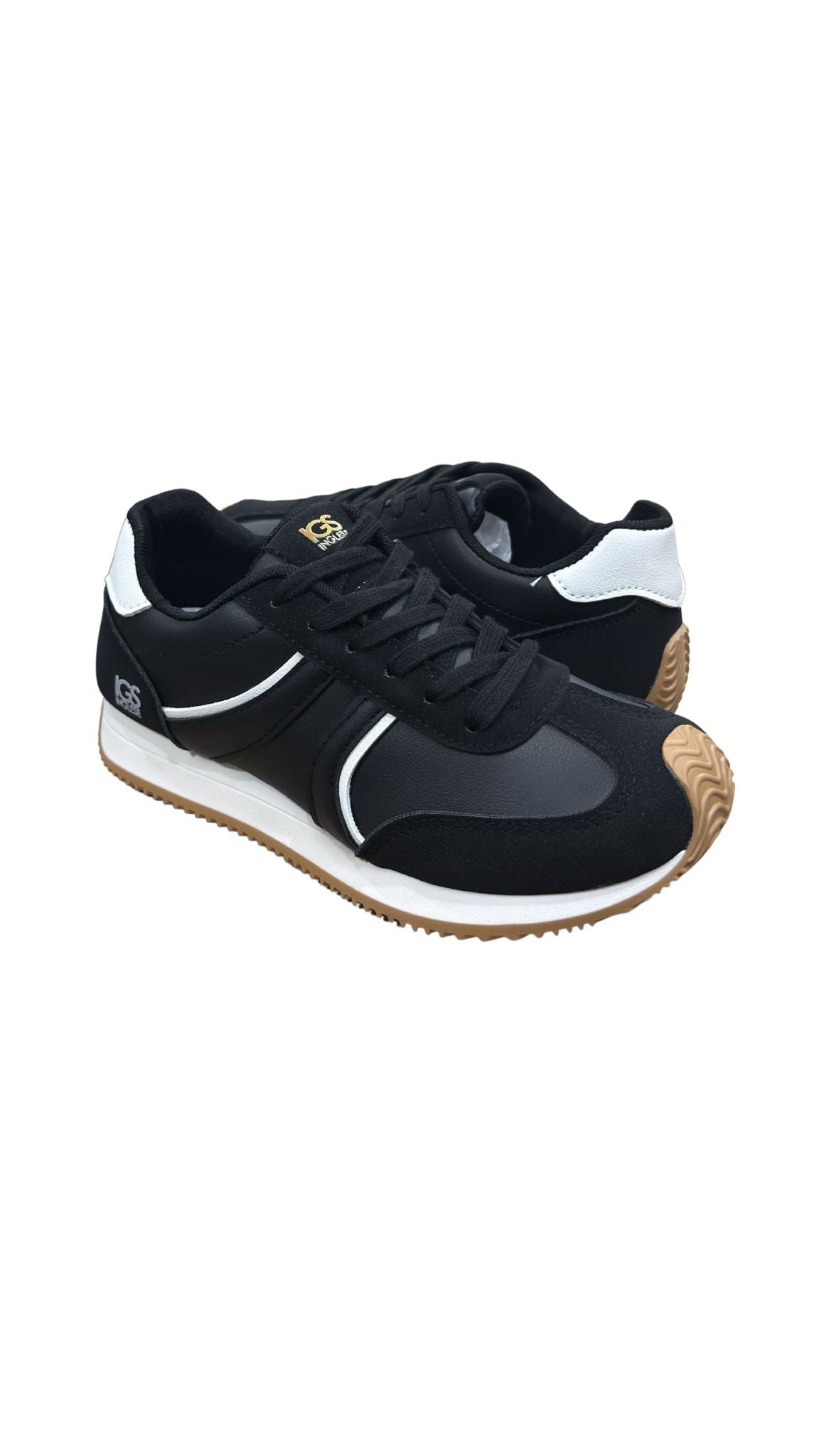 Zapatos Deportivos Casuales Dama Inglese Nadia negro