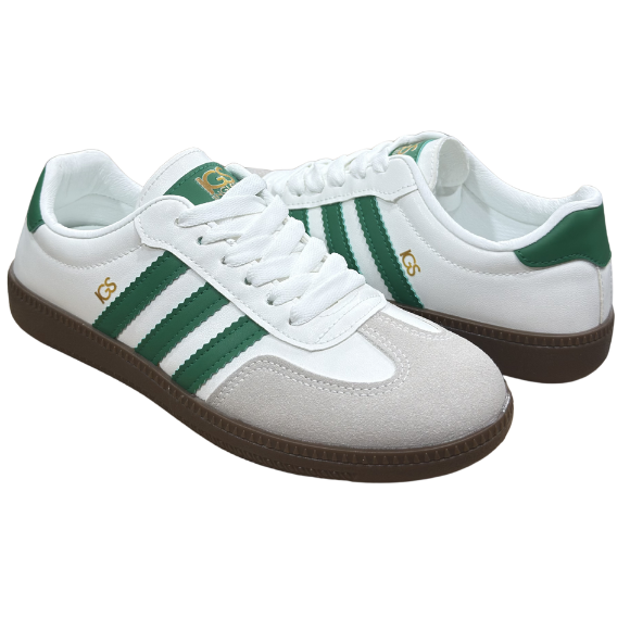 Zapatos Deportivos Casuales Dama Inglese Cavalli blanco verde
