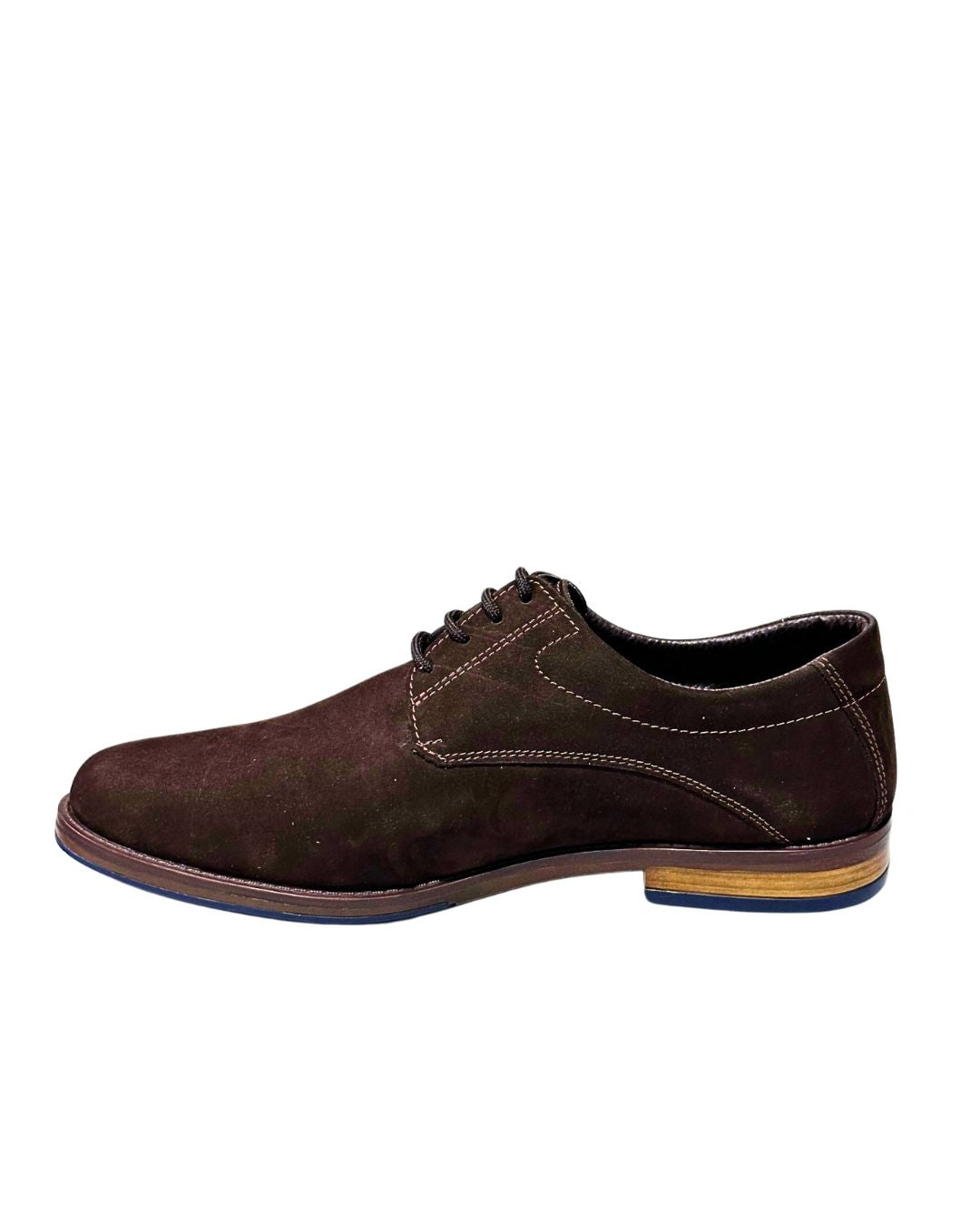 Zapato De Vestir Trenzas Caballero Inglese Hamburgo Marron nb HB988