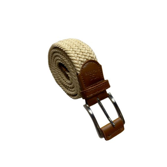 Correa Cinturón  Inglese elástica beige