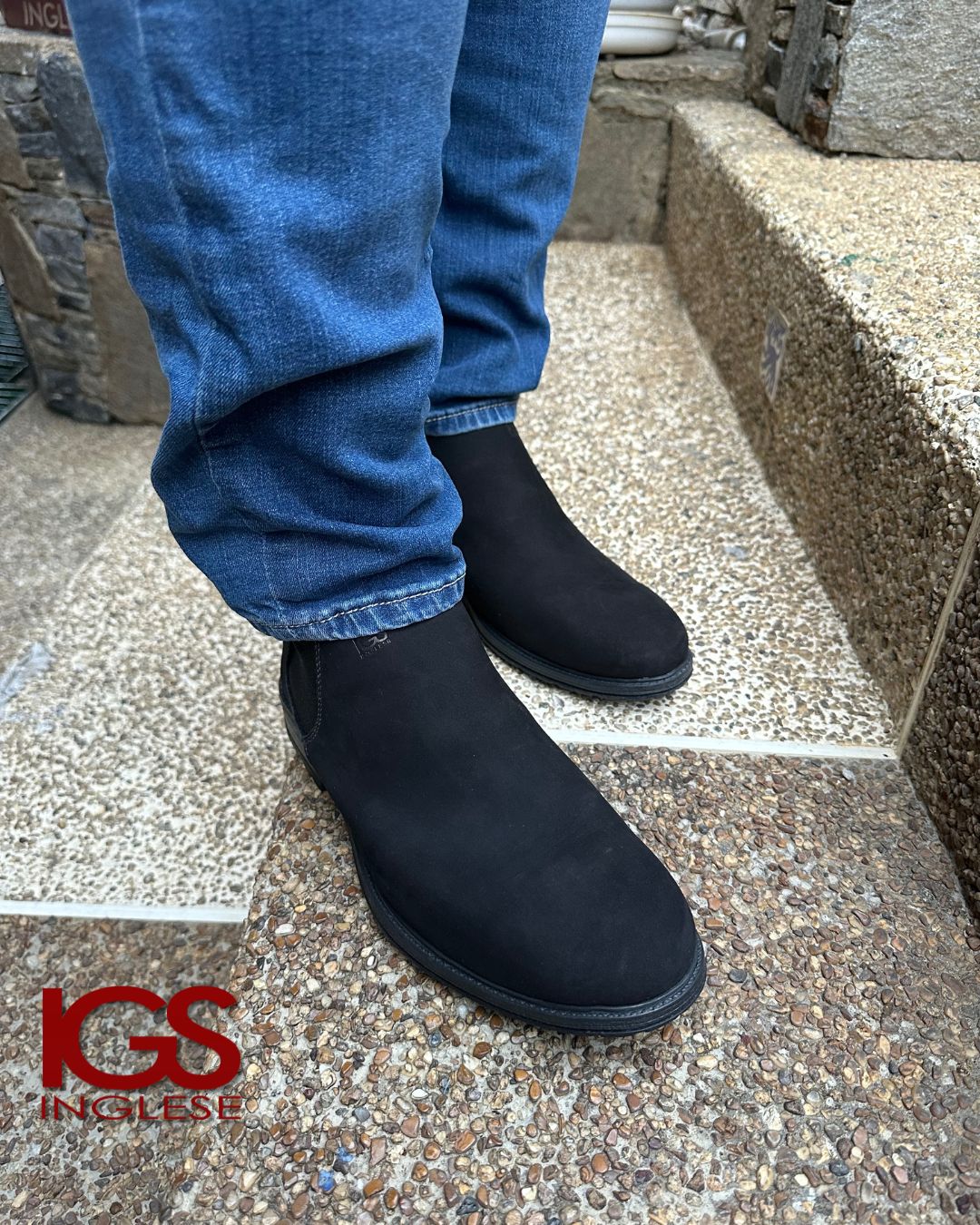 Zapatos Mocasín Casuales Caballero Inglese Atlanta Negro NB AT980*