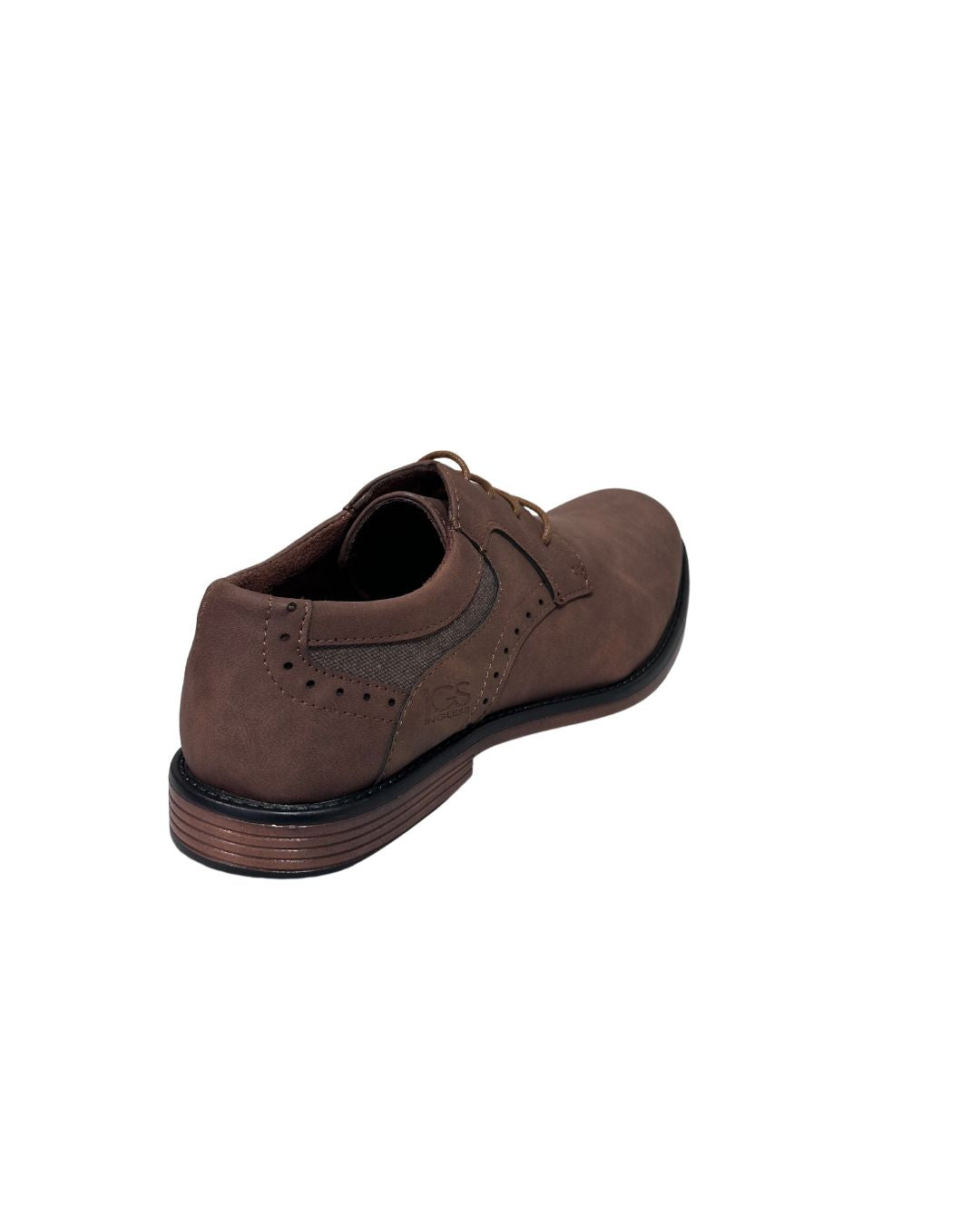 Zapato De Vestir Trenzas Caballero Inglese Boston Marrón 55A