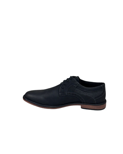 Zapato De Vestir Trenzas Caballero Inglese Boston Negro 55A