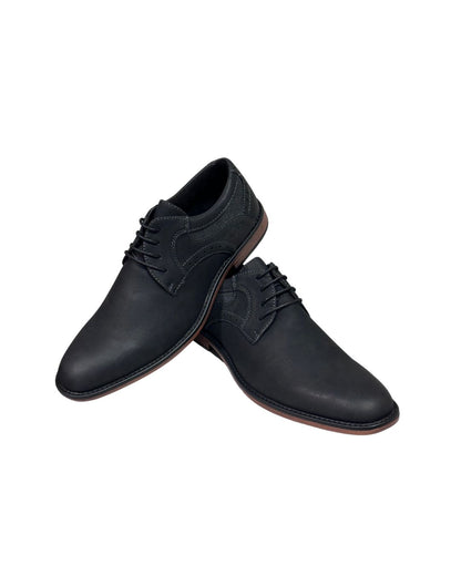 Zapato De Vestir Trenzas Caballero Inglese Boston Negro 55A