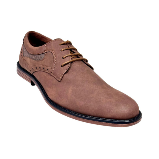 Zapato De Vestir Trenzas Caballero Inglese Boston Marrón 55A