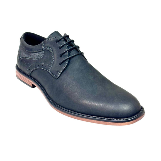 Zapato De Vestir Trenzas Caballero Inglese Boston Negro 55A