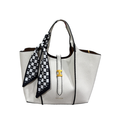Cartera  de mujer elegante Inglese Ca1802  blanco