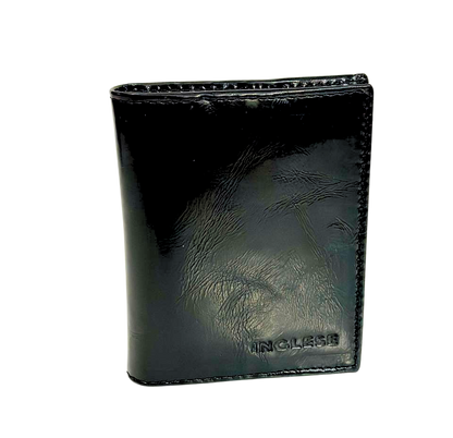 Billetera Cartera Para Caballero 100% Cuero Inglese Negra VT BI01