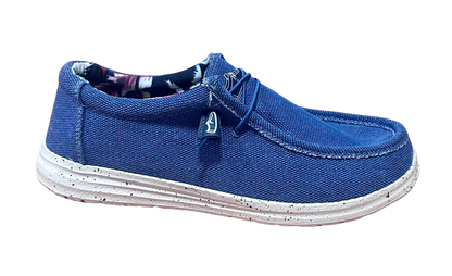 Zapatos Mocasín Deportivos Caballero Inglese Caiman Azul CA552