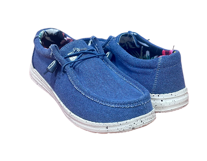 Zapatos Mocasín Deportivos Caballero Inglese Caiman Azul CA552