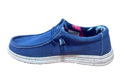 Zapatos Mocasín Deportivos Caballero Inglese Caiman Azul CA552