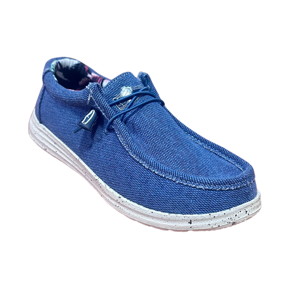 Zapatos Mocasín Deportivos Caballero Inglese Caiman Azul CA552