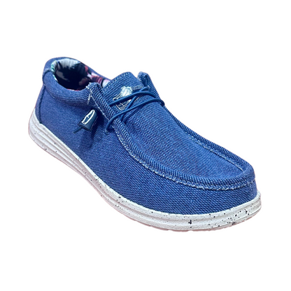 Zapatos Mocasín Deportivos Caballero Inglese Caiman Azul CA552