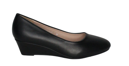 Tacon Plataforma Zapato Para Dama Inglese Lugano Negro LDS41838-1