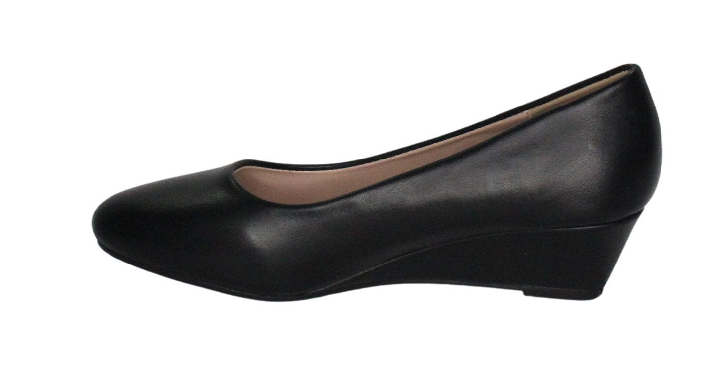 Tacon Plataforma Zapato Para Dama Inglese Lugano Negro LDS41838-1