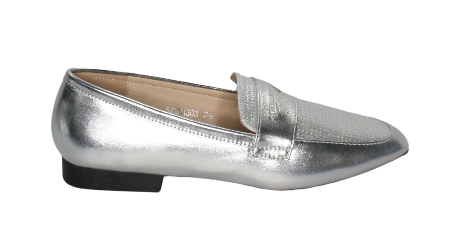 Zapatilla Para Dama Comfort Inglese Garda Plateado S23M1303