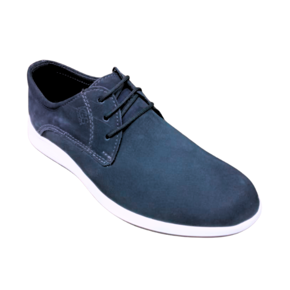 Zapato Casual Trenzas Caballero en cuero  Inglese Rimini Azul NB RM994