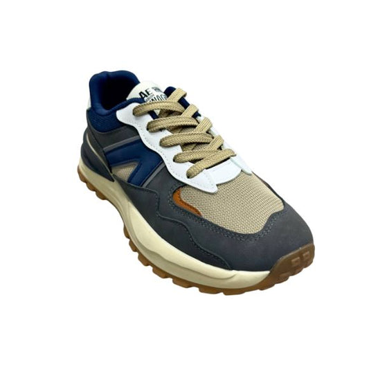 Zapatos Deportivos Casuales Caballero Inglese Jornet rt 1006 azul  gris