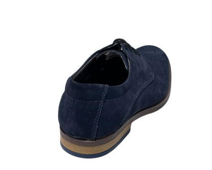 Zapato De Vestir Trenzas Caballero Inglese Hambugo Azul HB988NB