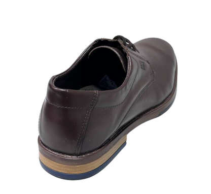 Zapato De Vestir Trenzas Caballero Inglese Hambugo Marrón HB988