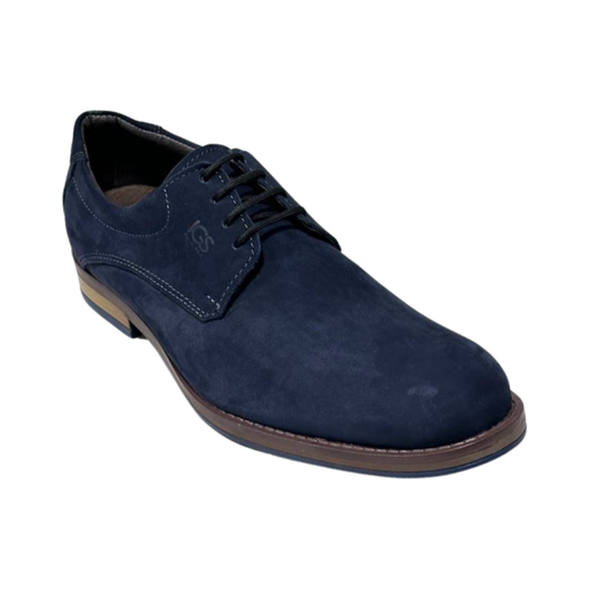 Zapato De Vestir Trenzas Caballero Inglese Hambugo Azul HB988NB