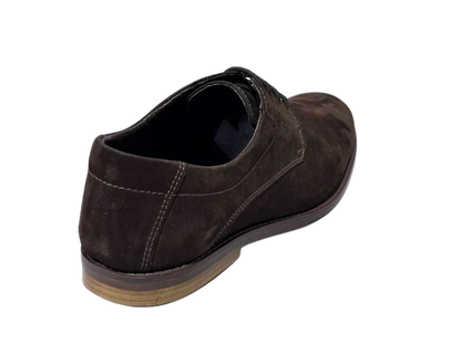 Zapato De Vestir Trenzas Caballero Inglese Hambugo Marrón NB HB988