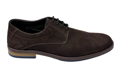Zapato De Vestir Trenzas Caballero Inglese Hambugo Marrón NB HB988