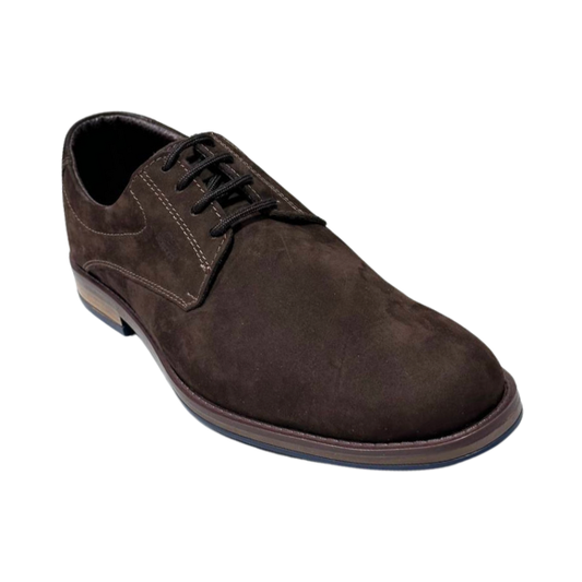 Zapato De Vestir Trenzas Caballero Inglese Hambugo Marrón NB HB988