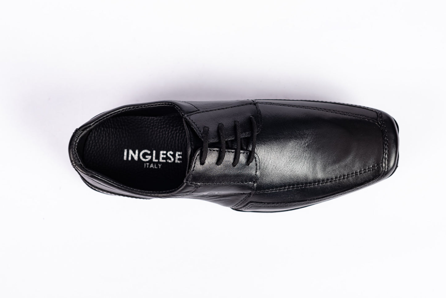 Zapato De Vestir Trenzas Caballero Inglese Ikon Negro IK235