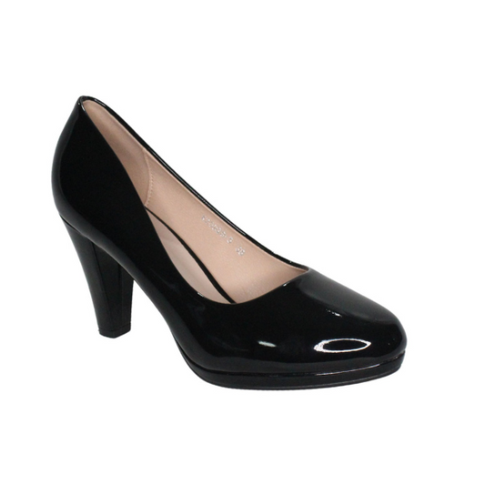 Tacon Zapato Para Dama Inglese Gianna Negro PT KZ0928-5