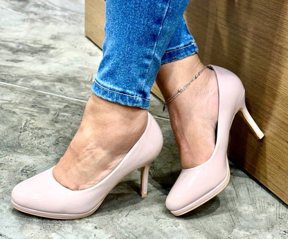 Tacon Alto Zapato Para Dama Inglese Isea Nude PT LSD43018