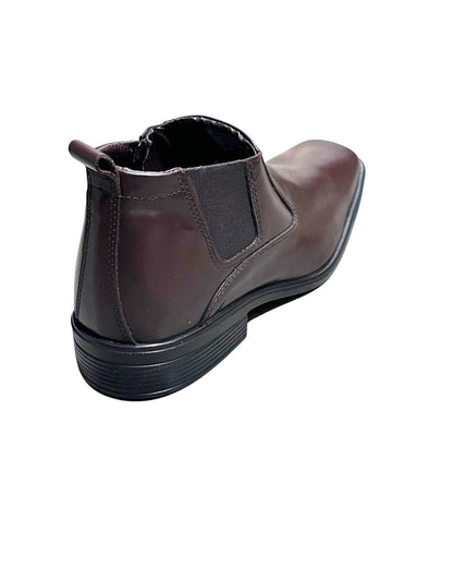 Zapato De Vestir Botín Caballero Inglese Levit Marrón LV996