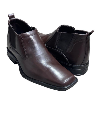 Zapato De Vestir Botín Caballero Inglese Levit Marrón LV996