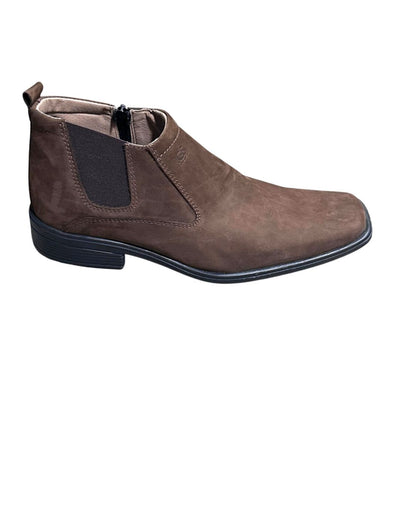 Zapato De Vestir Botín Caballero Inglese Levit Marrón NB LV996