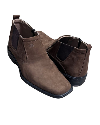 Zapato De Vestir Botín Caballero Inglese Levit Marrón NB LV996