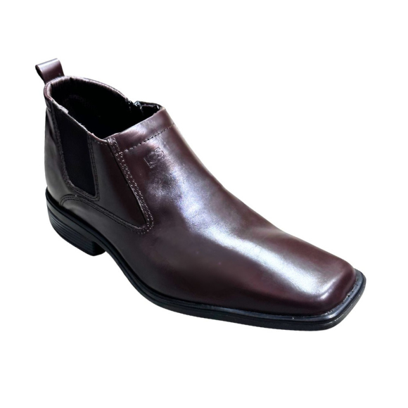 Zapato De Vestir Botín Caballero Inglese Levit Marrón LV996