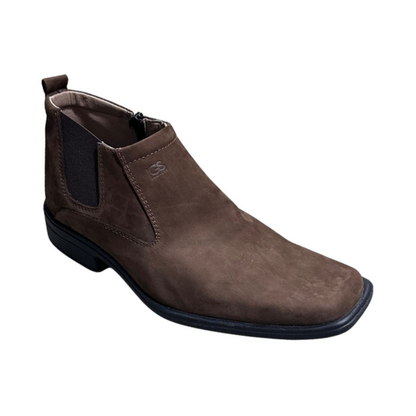 Zapato De Vestir Botín Caballero Inglese Levit Marrón NB LV996