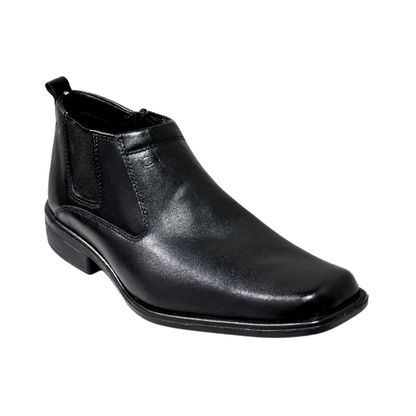 Zapato De Vestir Botín Caballero Inglese Levit Negro LV996