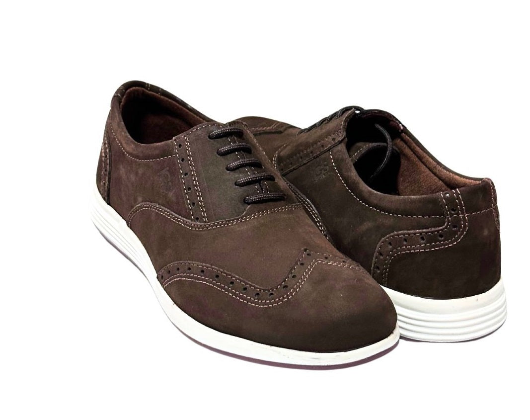 Zapato Casual Trenzas Caballero Inglese Rimini Marrón NB RM936