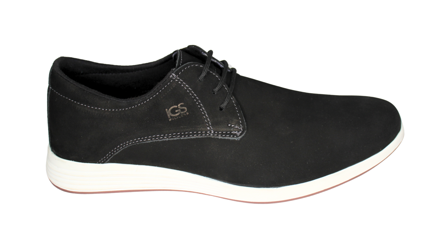 Zapato Casual Trenzas Caballero Inglese Rimini Negro NB RM994