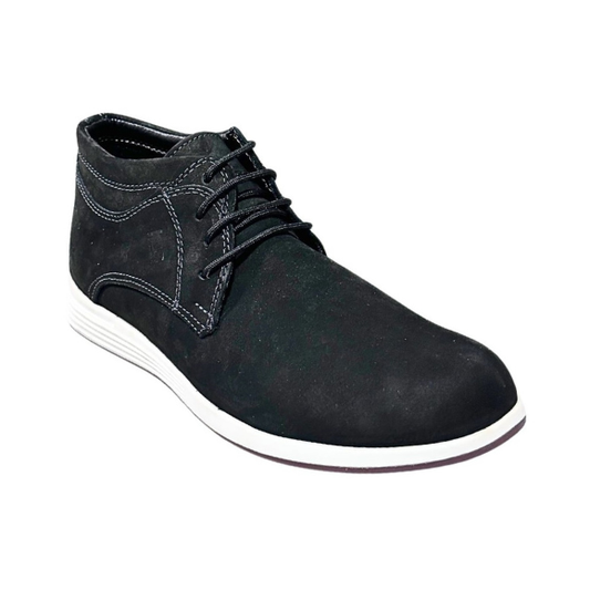 Zapato tipo  Botín casual de  Caballero en cuero Inglese Rimini Negro NB RM995