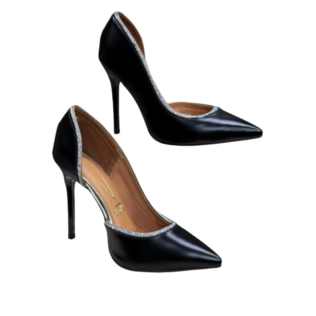 Tacon Zapato Para Dama Beira Brasil Ref. 1421-110 Negro